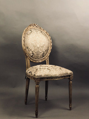 Gold Damask Chairs