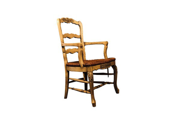 Wicker Wood Dining Chair